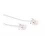 Microconnect MPK182W τηλεφωνικό καλώδιο 2 m λευκό
