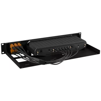 Rackmount.IT βάση στήριξης rack για Cradlepoint E400 RM-CR-T5, μεταλλική βάση στήριξης για δικτυακή συσκευή