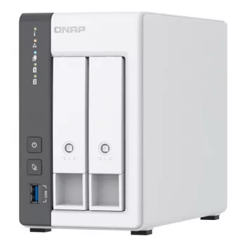 QNAP TS-216G NAS/διακομιστής αποθήκευσης Tower Cortex-A Cortex-A55 4 GB HDD λευκό