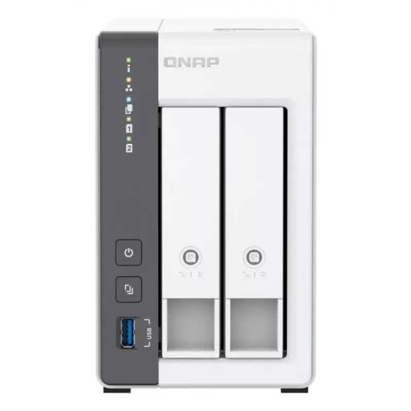 QNAP TS-216G NAS/διακομιστής αποθήκευσης Tower Cortex-A Cortex-A55 4 GB HDD λευκό