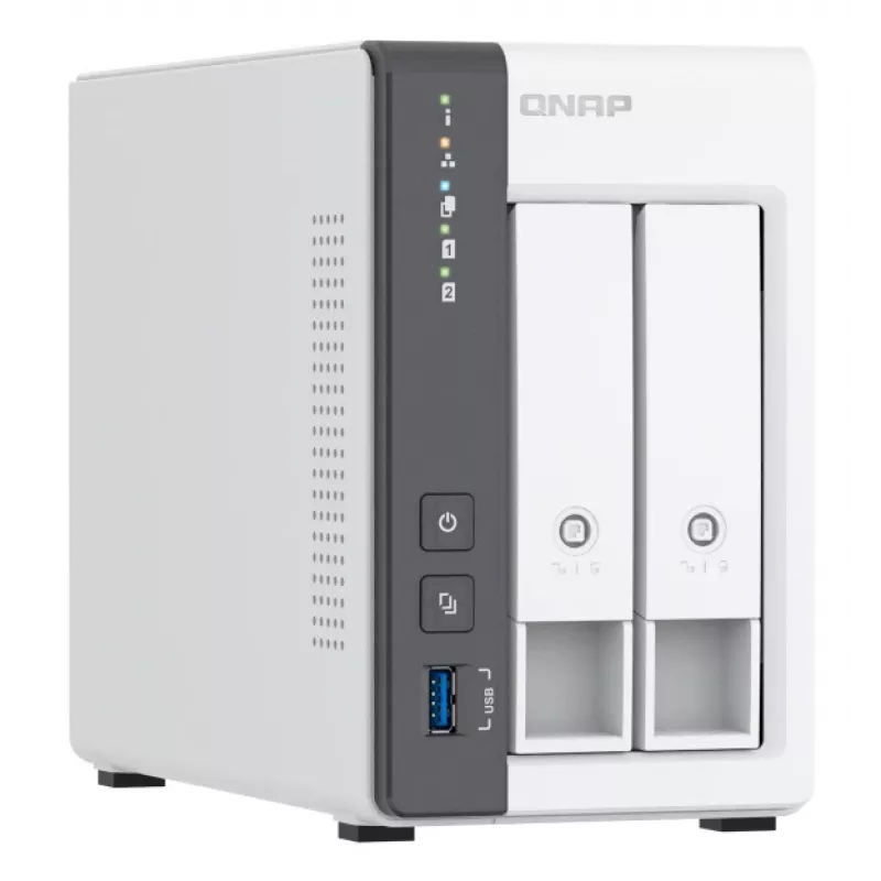 QNAP TS-216G NAS/διακομιστής αποθήκευσης Tower Cortex-A Cortex-A55 4 GB HDD λευκό