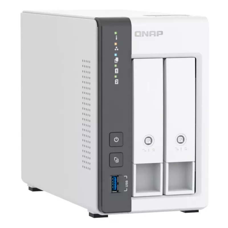 QNAP TS-216G NAS/διακομιστής αποθήκευσης Tower Cortex-A Cortex-A55 4 GB HDD λευκό
