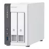 QNAP TS-216G NAS/διακομιστής αποθήκευσης Tower Cortex-A Cortex-A55 4 GB HDD λευκό