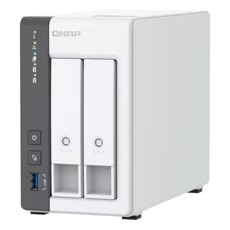 QNAP TS-216G NAS/διακομιστής αποθήκευσης Tower Cortex-A Cortex-A55 4 GB HDD λευκό