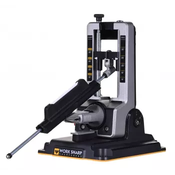 Ακονιστήρι μαχαιριών Work Sharp Professional Precision Adjust 09DX068 — Ακονιστήρι διέλευσης, ρυθμιζόμενη γωνία, μαύρο, θήκη νάιλον