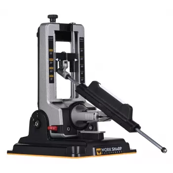 Ακονιστήρι μαχαιριών Work Sharp Professional Precision Adjust 09DX068 — Ακονιστήρι διέλευσης, ρυθμιζόμενη γωνία, μαύρο, θήκη νάιλον