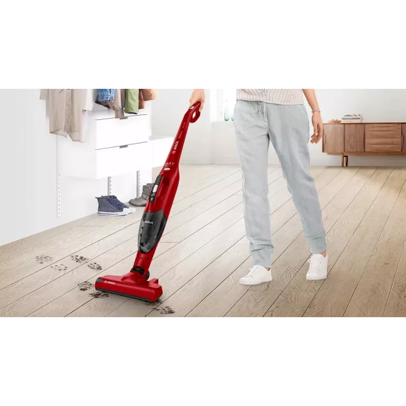 Bosch Series 2 BBHF214R 2-in-1 Επαναφορτιζόμενη σκούπα Κόκκινο