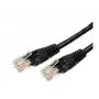 Καλώδιο δικτύου Cat.5e RJ45 UTP 1m, μαύρο – συσκευασία 10 τεμ.