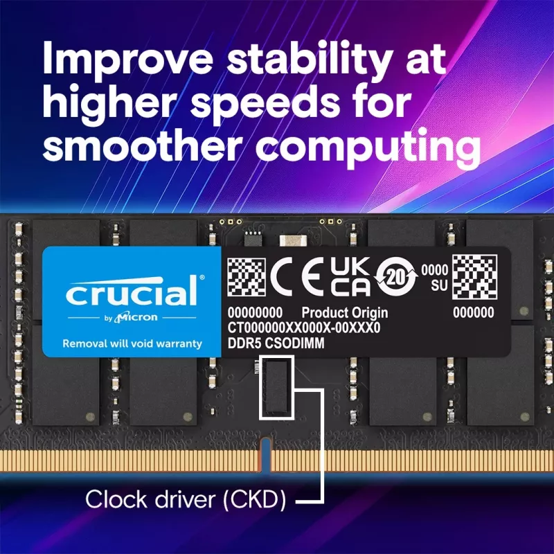 Μνήμη notebook DDR5 CSODIMM 32GB (1*32GB)/6400 CL52