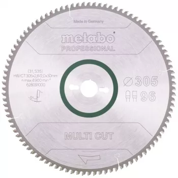 Δίσκος πριονιού Metabo 628091000 30,5 cm