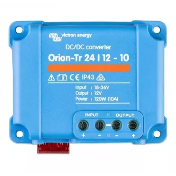Μετατροπέας DC-DC Victron Energy Orion-Tr 24/12-10 120 W μη απομονωμένος, 24 V σε 12 V, 10 A