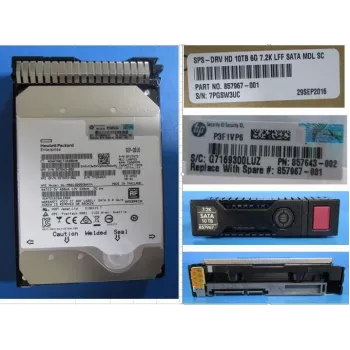 HPE - σκληρός δίσκος - 10 TB - 3,5 ίντσες LFF (8,9 cm LFF) - SATA 6Gb/s - 7200 U/min