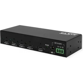 EXSYS EX-12294HMS USB 3.2 Gen 2 μεταλλικό hub, 4 θυρών (4x USB-C)