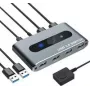 Techly USB 3.0 διακόπτης 2 εισόδων PC 4 εξόδων - 4 θυρών - USB 2.0