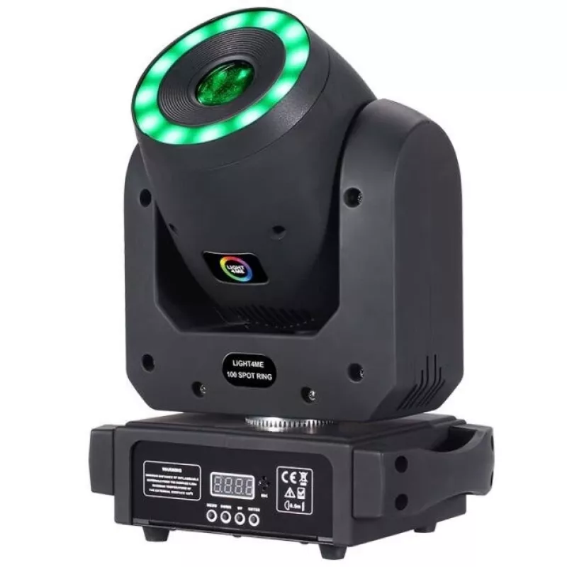 LIGHT4ME 100 SPOT RING LED Moving Head Illuminate