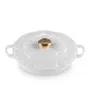 Le Creuset Gourmet Professional Κατσαρόλα λουλούδι 26 cm λευκή