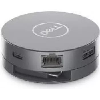 Dell 6-in-1-USB-C-Multiport-Adapter – DA305 - ενσύρματο - USB 3.2 Gen 2 (3.1 Gen 2) Type-C - 10,100,1000 Mbit/s - ασημί - 3840 x 2160 pixel - Dell
