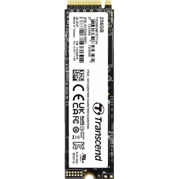 Transcend MTE712A - SSD - κρυπτογραφημένος - 256 GB - Εσωτερικός - M.2 2280 (διπλής όψης) - PCIe 4.0 x4 (NVMe) - 256-bit AES - Self-Encrypting Drive (SED), TCG Opal Encryption 2.0 (TS256
