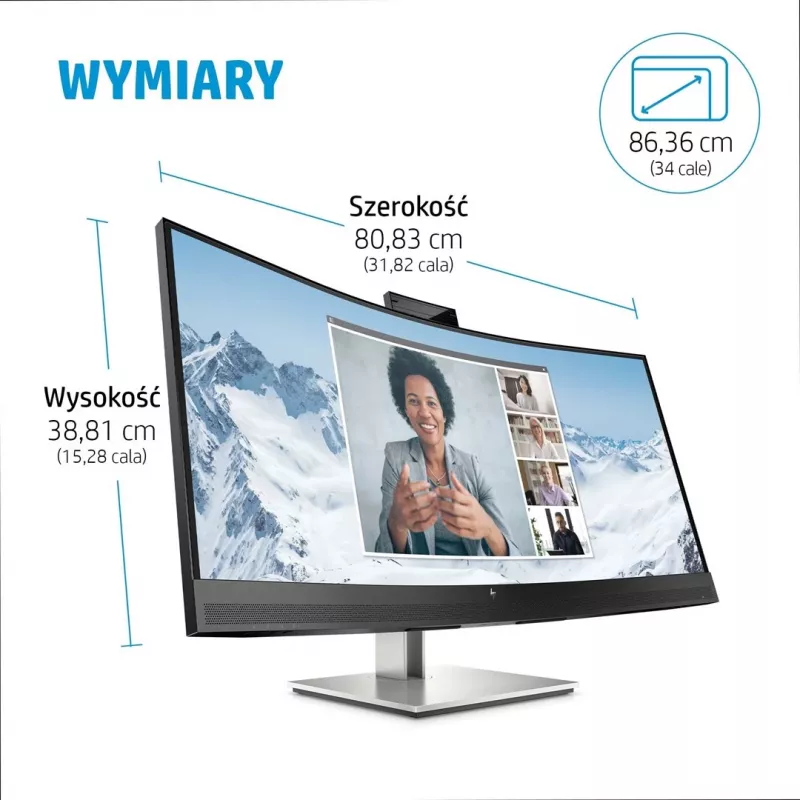 Οθόνη HP E34m G4 34 ίντσες Wide Quad HD 3440 x 1440 pixel