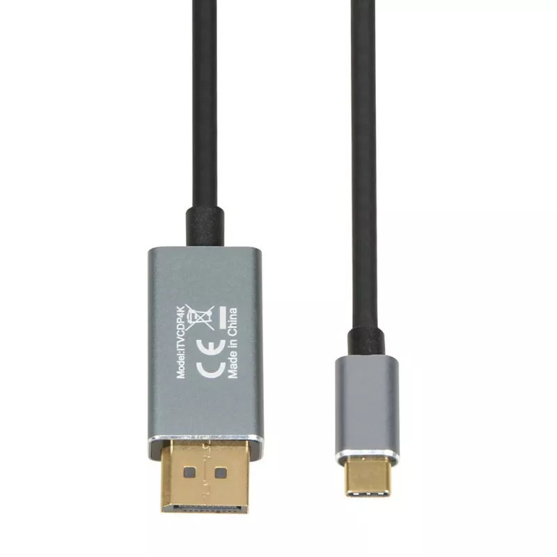 Αντάπτορας καλωδίου βίντεο IBOX ITVCDP4K USB Type-C σε DisplayPort 1,8 m Μαύρο