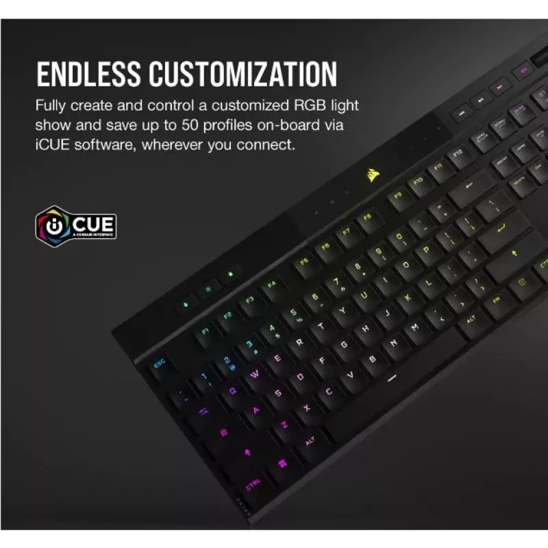 Πληκτρολόγιο K100 RGB Air Wireless Ultra Thin Cherry MX