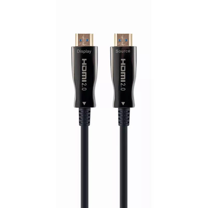 Καλώδιο HDMI Gembird CCBP-HDMI-AOC-50M-02 50 m, HDMI τύπου A, HDMI 2.0, 18 Gbit/s, μαύρο