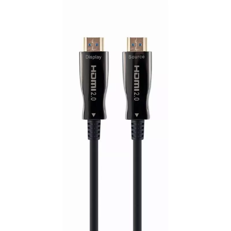 Καλώδιο HDMI Gembird CCBP-HDMI-AOC-50M-02 50 m, HDMI τύπου A, HDMI 2.0, 18 Gbit/s, μαύρο