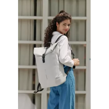 Σακίδιο πλάτης για φορητό υπολογιστή XDDESIGN Urban Flap-Top P706.2613 — λευκό, σχέδιο Flap-Top, λειτουργίες προστασίας από κλοπή