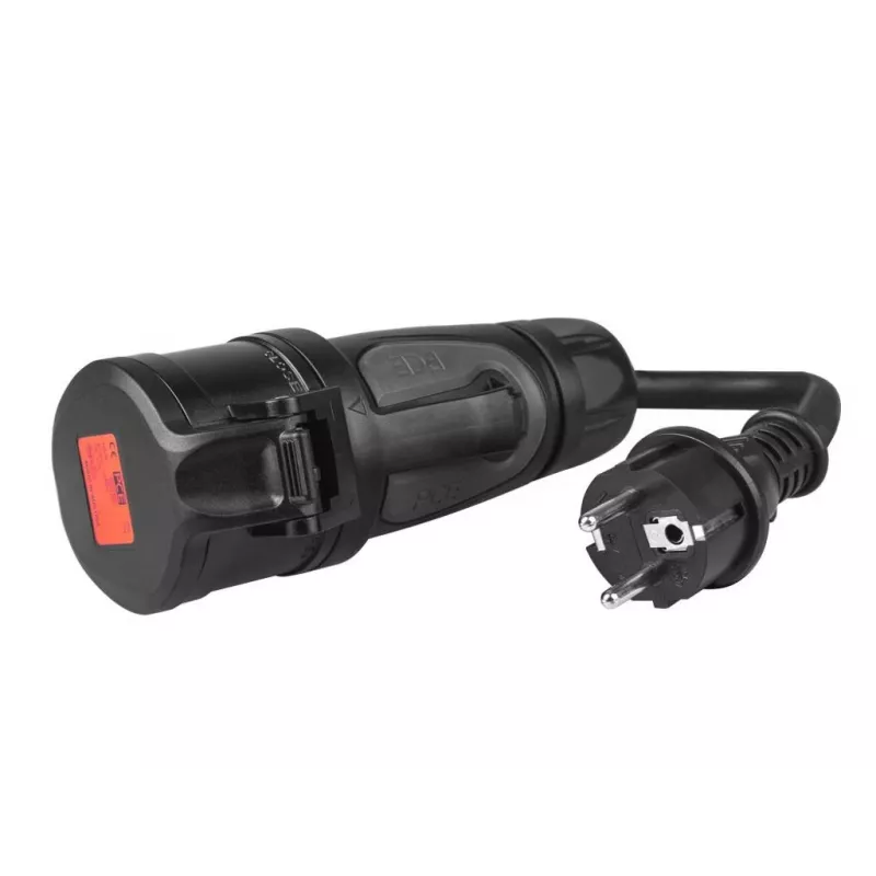 Green Cell EVAK01 Αντάπτορας, CEE 16 A 400 V 5P σε Schuko 230 V, Κόκκινο