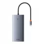 Hub 13in1 Baseus PortalJoy USB-C σε HDMI+DP+VGA+C+USB+PD+RJ45+SD/TF+3,5mm (γκρι)