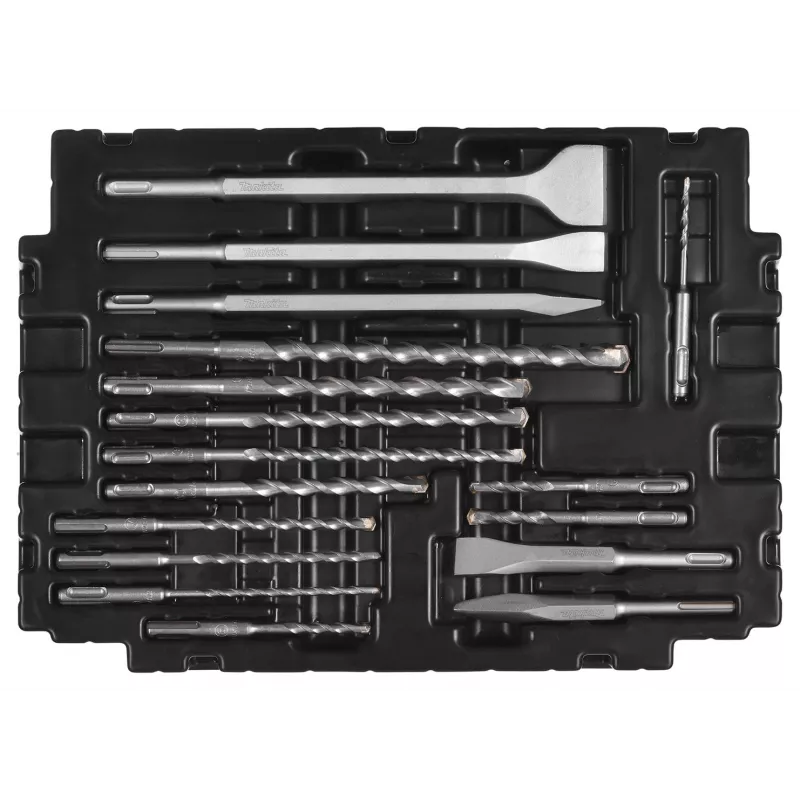 ΣΕΤ ΤΡΥΠΑΝΙΩΝ MAKITA SDS + ΚΑΛΕΜΙ 17 τεμ. ΣΕ ΒΑΛΙΤΣΑ MAKPAC