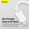 Καλώδιο USB Baseus Superior USB 2.0 1,5 m USB A USB C/Micro USB A/Lightning Λευκό