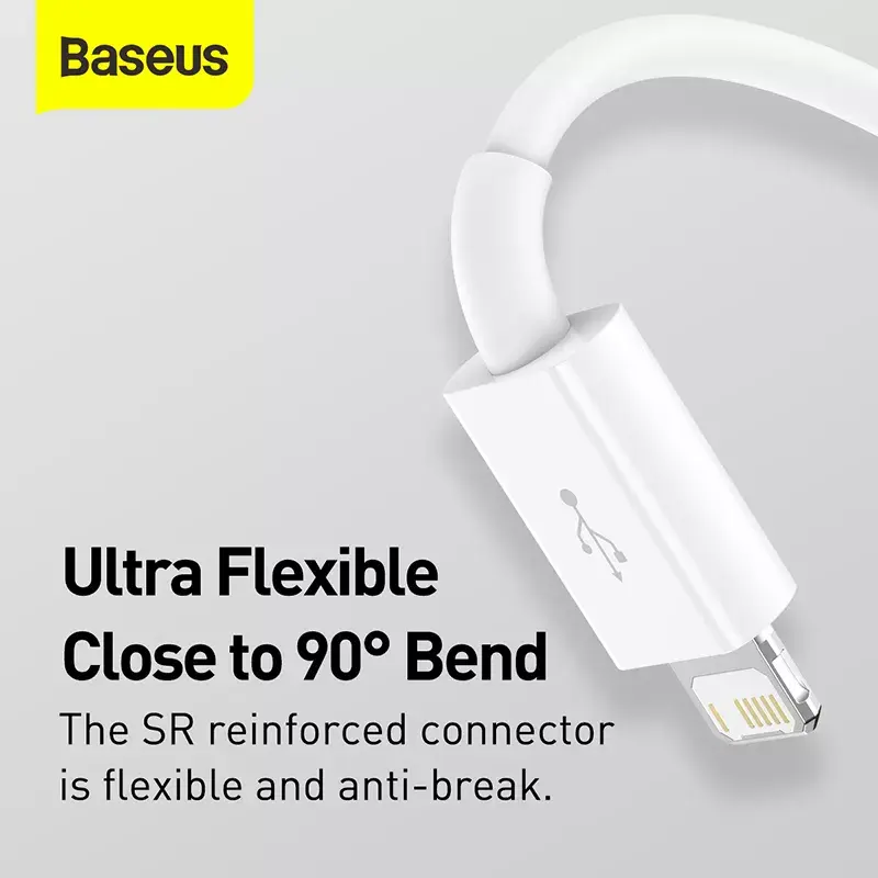 Καλώδιο USB Baseus Superior USB 2.0 1,5 m USB A USB C/Micro USB A/Lightning Λευκό