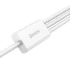 Καλώδιο USB Baseus Superior USB 2.0 1,5 m USB A USB C/Micro USB A/Lightning Λευκό