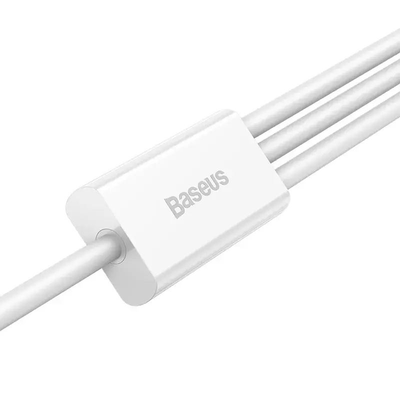 Καλώδιο USB Baseus Superior USB 2.0 1,5 m USB A USB C/Micro USB A/Lightning Λευκό