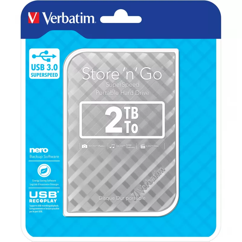 Store n GO 2TB USB 3.0 Ασημί 53198