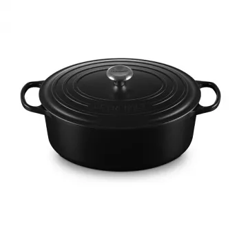 Le Creuset Signature Ταψί ψησίματος Μαύρο Οβάλ 33 cm
