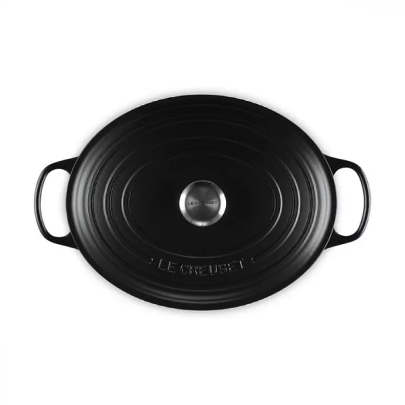 Le Creuset Signature Ταψί ψησίματος Μαύρο Οβάλ 33 cm