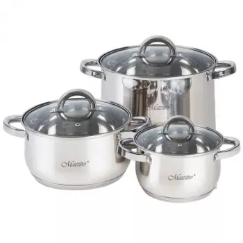 Maestro MR-2120-6L A Σετ με 6 κατσαρόλες