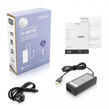 Τροφοδοτικό MITSU για Lenovo 20V 3,25A (Μοντέλο 5ZM039) συμβατός φορτιστής laptop