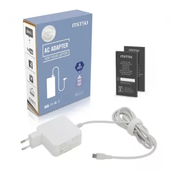 Τροφοδοτικό MITSU ZM/USBC45W 45W USB Type-C λευκό, φορτιστής με μία θύρα