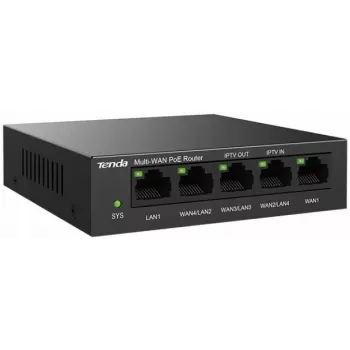 Ενσύρματο router Tenda G0-5G-PoE Gigabit Ethernet μαύρο IPSec VPN