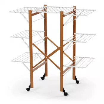 ARREDAMENTI AQUILONE Απλώστρα - 132 x 67 cm, καφέ