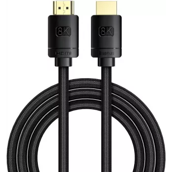 Baseus High Definition Series καλώδιο HDMI 2.1, 8K 60Hz, 3D, HDR, 48Gbit/s, 3m (μαύρο)