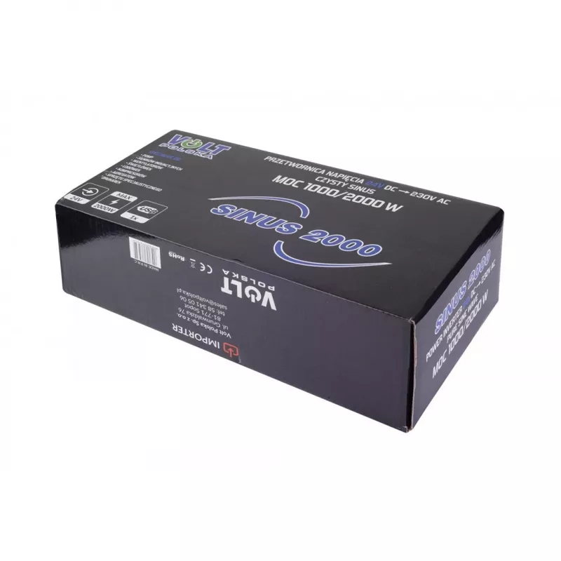 Μετατροπέας ημιτονοειδούς SINUS SINUS-2000/24 — 2000 W DC 24 V σε AC