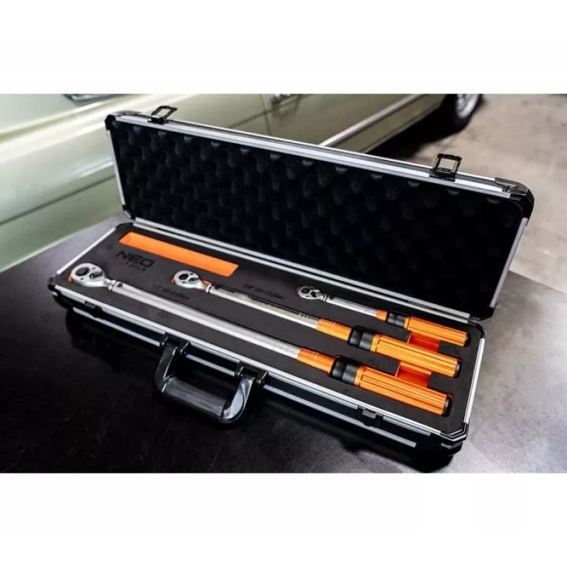 Σετ Neo Tools αμφίδρομα δυναμόκλειδα 1/4, 3/8, 1/2, 3 τεμ.
