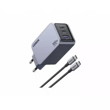 UGREEN Εσωτερικός φορτιστής Nexode Pro 3-Port GaN PD Ταχυφορτιστής 2 USB Type-C