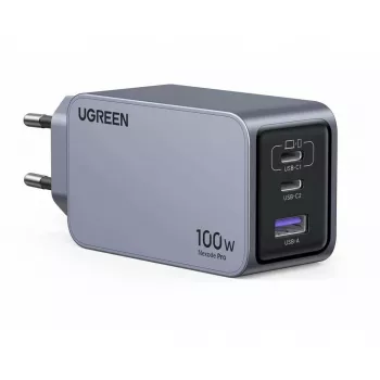 UGREEN Εσωτερικός φορτιστής Nexode Pro 3-Port GaN PD Ταχυφορτιστής 2 USB Type-C