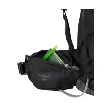 Σακίδιο πεζοπορίας Osprey Kestrel 48 μαύρο S/M