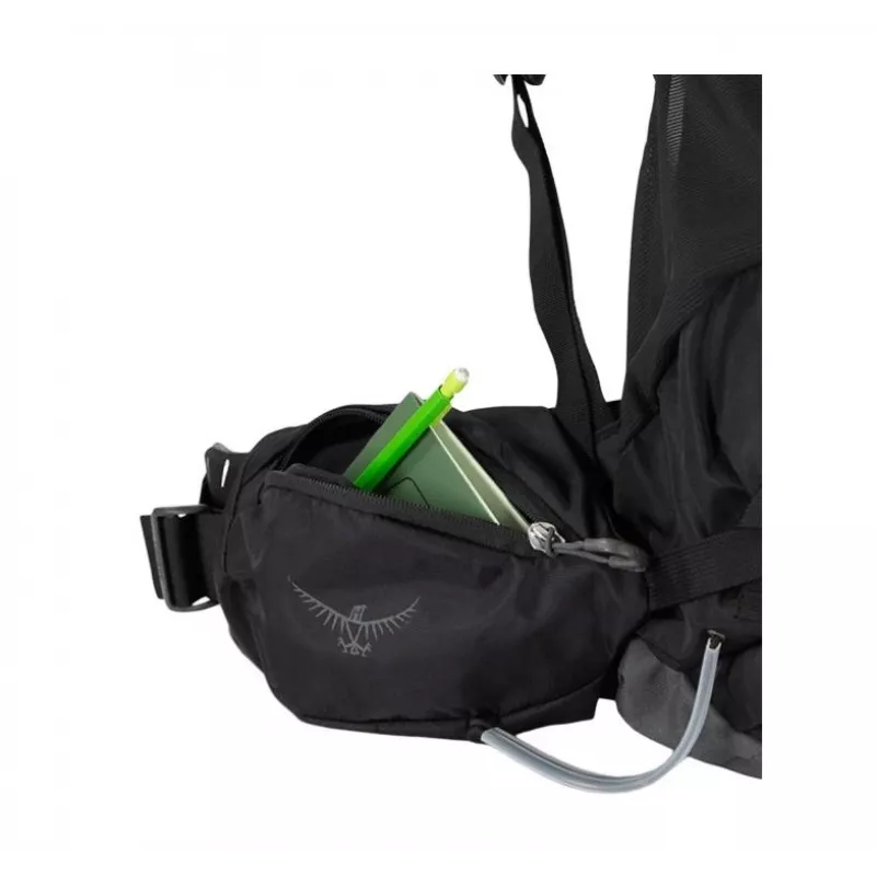 Σακίδιο πεζοπορίας Osprey Kestrel 48 μαύρο S/M